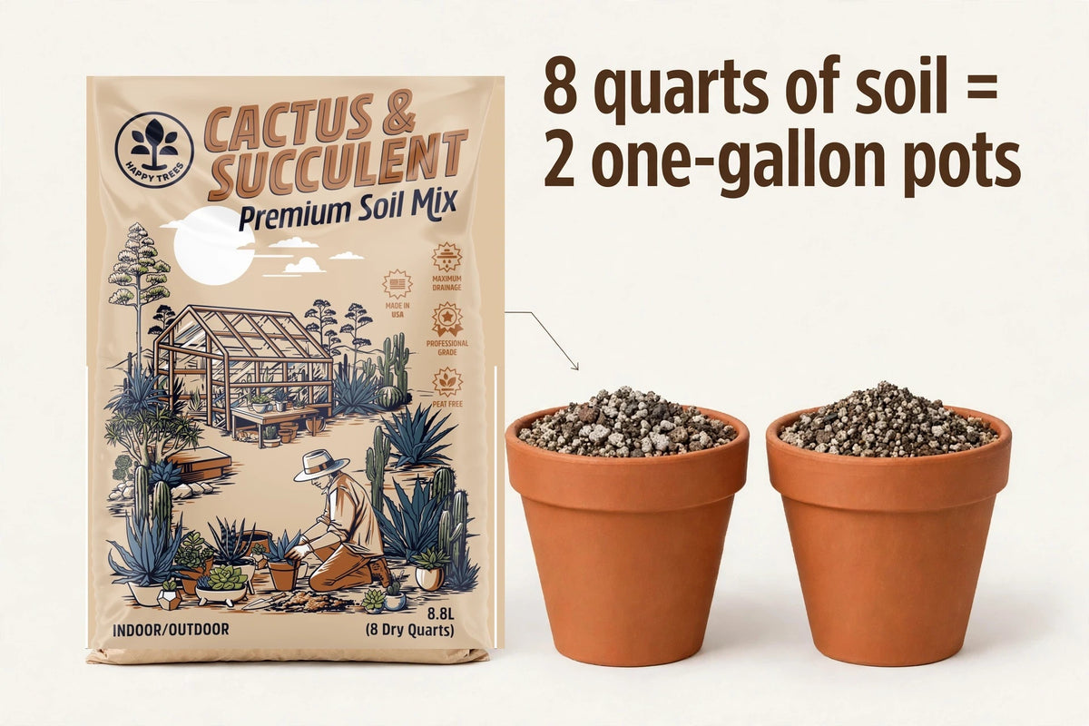Cactus & Succulent Potting Mix — 8 quarts fills two 1-gallon pots